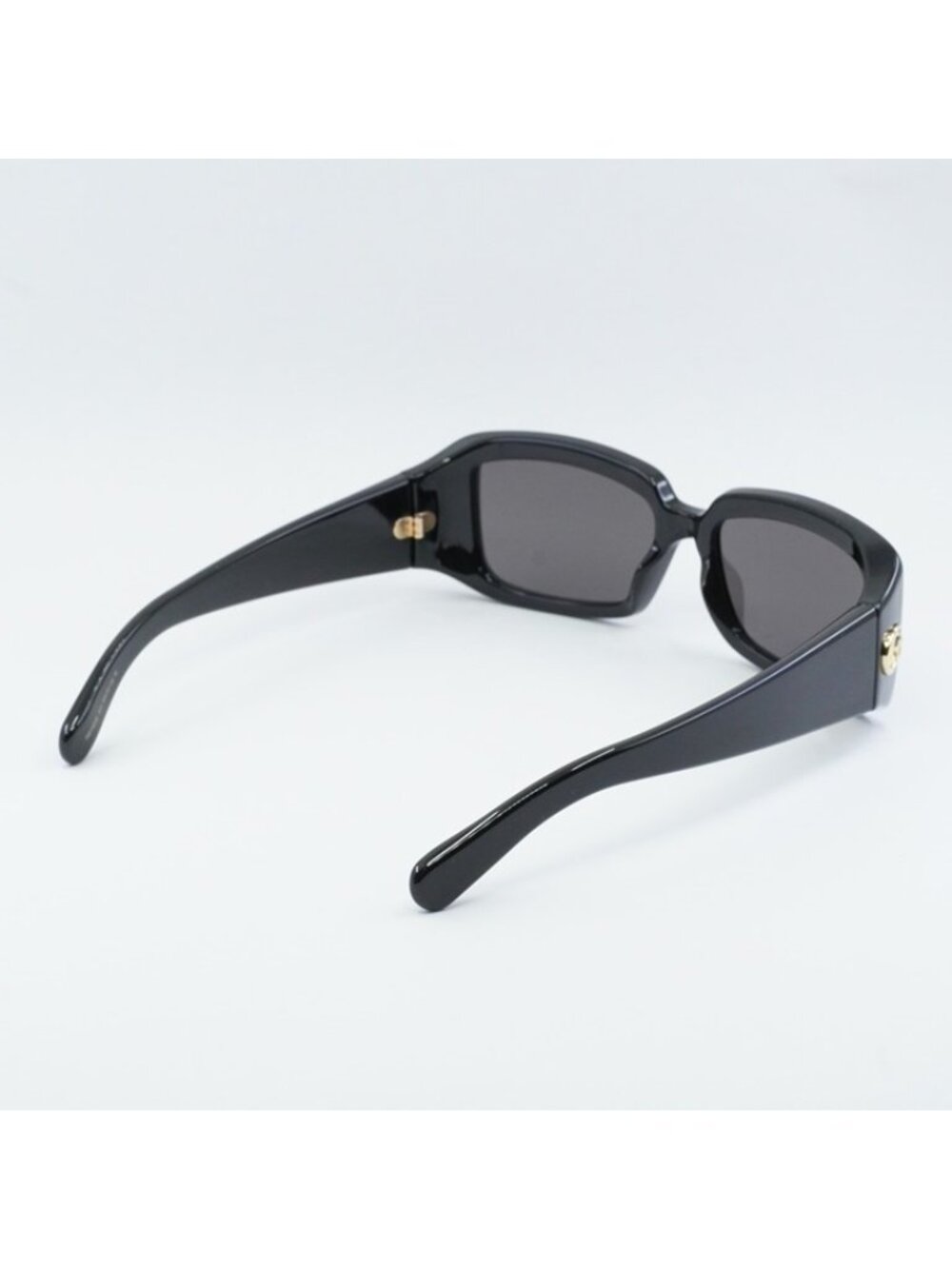 Gucci GG1403S 001 Women Sunglasses Black Rectangle Frame, Grey Lenses - Picture 9 of 12